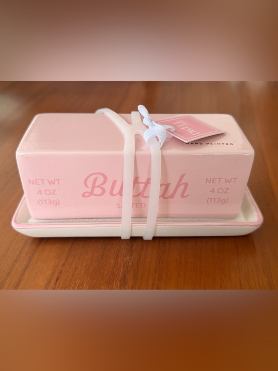 Other - Dwell studio pink “buttah” butter dish container
